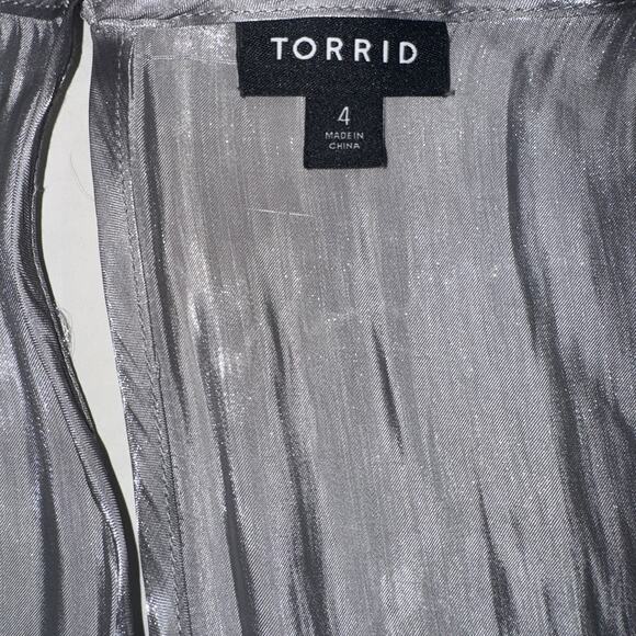 Torrid Womens 4 Top Iridescent Feminine Romantic Fairy Whimsical Dainty Sheer - Picture 5 of 9